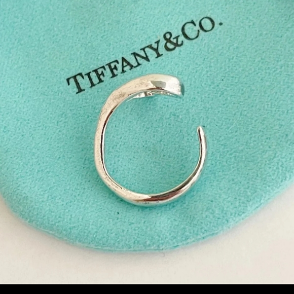 ELSA PERETTI Sterling Silver 925 Heart Open ❤️  Ring by Tiffany & Co 💙 - Picture 6 of 8